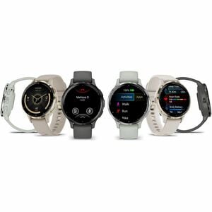 Garmin Venu 3S Smart Watch - Sage Gray Body Color - Phone, Speaker, Text Messaging - Sleep Quality, Stress - GPS - 240 Hou