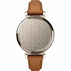 Garmin Lily 2 Classic Smart Watch - 35.40 mm Case Height - 35.40 mm Case Width - Cream Gold Case Color - Tan Band Color - 