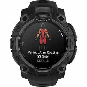Garmin Instinct 3 Smart Watch - Metal Body Material - Polymer Case Material - 3.3 cm (1.3") - AMOLED Display - GPS - 768 H