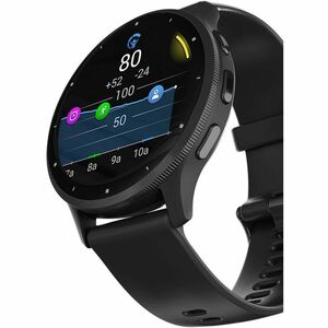 Garmin Venu 3 Smart Watch - 45 mm Case Height - 45 mm Case Width - Slate, Black Case Color - Black Band Color - Stainless 
