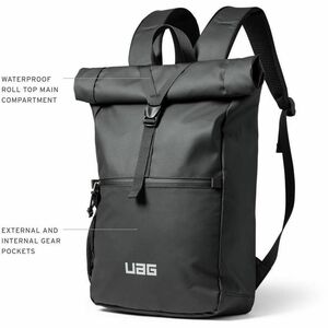 Urban Armor Gear Carrying Case (Rolling Backpack) for 40.6 cm (16") Apple Notebook, Tablet - Black - Water Proof Pocket, M