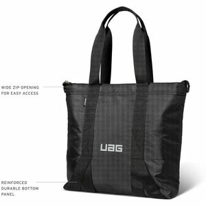 Urban Armor Gear Tech Carrying Case Rugged (Tote) for 40.6 cm (16") Notebook - Black - Rust Resistant, Corrosion Resistant