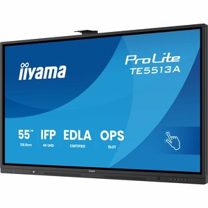 iiyama ProLite TE5513A-B3AG 1386,84 mm 4K UHD LCD Collaboration Display - ARM Cortex A72 + A53 - 6 GB - Touchscreen - 16:9