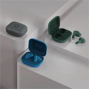 Motorola Mobility moto buds bass True Wireless Earbud Stereo Earset - Pantone Blue Jewel - Binaural - In-ear - Noise Cance
