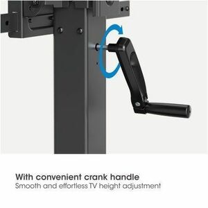 Manhattan Trolley Mount Stand for TV & Monitors (crank handle height adjust), For screens: 37" to 65" , VESA compatibility