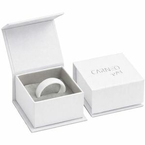 Carneo Smart Ring - Finger Wearable - White - Near Field Communication - Scratch Resistant, Water Resistant, Water Proof