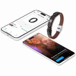 Carneo Smart Band - Brown Band Color - Leather Band Material - Near Field Communication - Water Proof