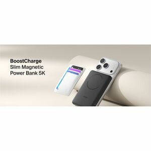 Belkin BoostCharge Stromspeicher - Schwarz - für Qi2-fähiges Gerät, iPhone, MagSafe-fähiges Gerät, AirPod, Android-Gerät, 