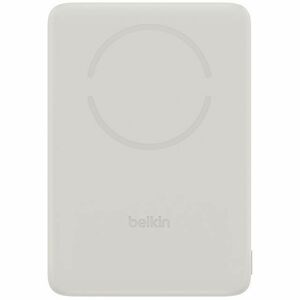 Belkin BoostCharge Stromspeicher - Sand - für Qi2-fähiges Gerät, iPhone, MagSafe-fähiges Gerät, AirPod, Android-Gerät, Sma