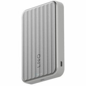 Xtorm LINQ Qi2 Wireless Power Bank - Grey - For iPhone, Mobile Device - 1 x Type-C 30W - Semi-solid-state - 10000 mAh - 25