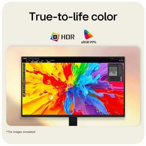 LG 24U411B-B 24" Class Full HD LCD Monitor - 16:9 - 61 cm (24") Viewable - In-plane Switching (IPS) Technology - 1920 x 10