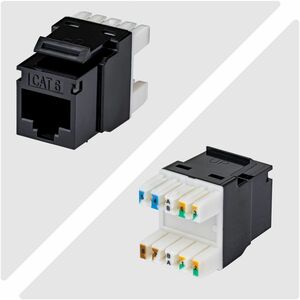 StarTech.com Gold Plated Network Connector - 24 / Pack - TAA Compliant - 1 x RJ-45 Network - Female - Black