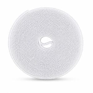 StarTech.com Cable Routing - White - 4 Pack Pack - Cable Tie - 4.6 m Length - Fabric