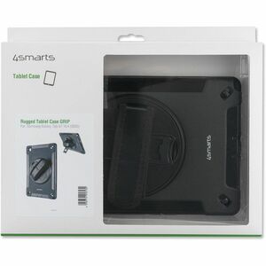 4smarts Rugged Case Grip Robust Tasche für 26,4 cm (10,4 Zoll) Samsung Galaxy Tab A7 Tablet - Schwarz - Polycarbonat, Gumm