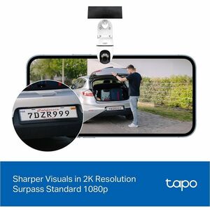 Tapo C610 3 Megapixel Outdoor 2K Network Camera - Colour - 1 - Infrared/Color Night Vision - H.264 - 2304 x 1296 - 4 mm Fi