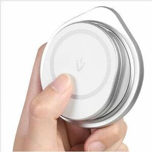 Vention FGE Induction Charger - Silver - For iPhone, Mobile Device - 9 V, 12 V Input - Input connectors: USB - Foldable