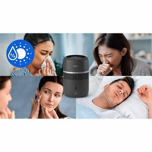 Philips Serie 4000 deumidificatore d'aria, potenza 3W, tensione di ingresso AC 100-240V, colore grigio scuro