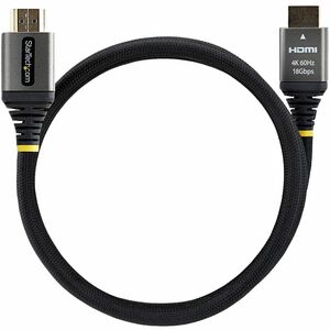 StarTech.com 2 m HDMI A/V Cable - 1 - Cable for Audio/Video Device, Workstation - First End: 1x HDMI 2.0 Digital Audio/Vid