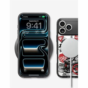 Spigen Ultra Hybrid Case for Apple iPhone 17 Pro Max, iPhone 18 Pro Max Smartphone - Hexa-layer 3D Spatial Printing - Sign