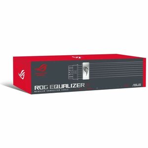 The ROG Equalizer is an etched 12V-2x6 PCIe cable that delivers balanced PSU-to-ROG Equalizer power to minimize current va