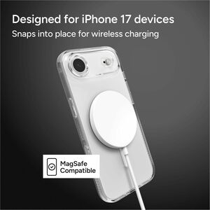 ZAGG Crystal Palace Snap Case for Apple iPhone 17 Air Smartphone - Textured Edge, Textured Grip - Crystal Clear - 1 / Pack