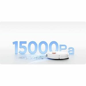 Xiaomi H50 Pro Bagless Robot Vacuum Cleaner - White - 280 mL Dust Capacity - Brush, Mop Pad - Carpet - Battery, AC Supply 