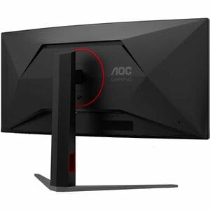 AOC CU34G4ZCA 34" (86.4 cm) Class UW-QHD Curved Screen Gaming LED Monitor - 21:9 - Black, Red - 34" (86.4 cm) Viewable - F