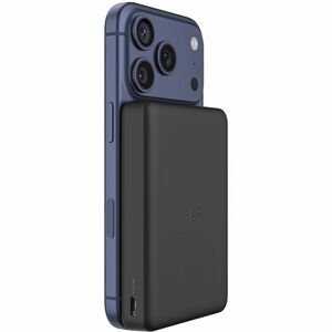 Belkin BoostCharge Power Bank - Black - For Smartphone, iPhone - 10000 mAh - 20 W - USB Type-C Connector - 2 x USB - Magne