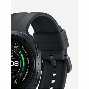 Samsung Galaxy Watch9 SM-L350 Smart Watch - 46 mm Case Height - 43.70 mm Case Width - Graphite Body Color - Black Band Col
