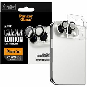 PanzerGlass Hoops Camera Lens Protector - Transparent - Glass, Metal