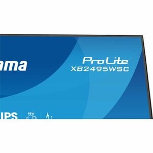 iiyama ProLite XB2495WSC-B1 24 Zoll Klasse WUXGA LED-Monitor - 16:10 Format - Mattschwarz - 61,2 cm (24,1 Zoll) Viewable -