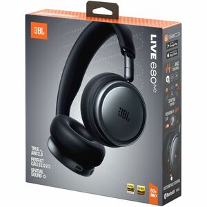 JBL Live 680NC Wired/Wireless Over-the-head, On-ear Stereo Headset - Binaural - Circumaural - Bluetooth - 32 Ohm - 10 Hz t