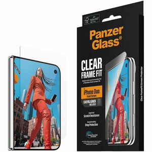 PanzerGlass Glass Screen Protector for Apple iPhone Duo - Crystal Clear - For OLED iPhone Duo - Dust Resistant, Scratch Re