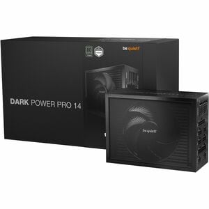 be quiet! Dark Power Pro 14 P14-PRO-1300W EPS12V, EPS 2.92, ATX 3.1 Modular Power Supply - 1.30 kW - Black - ATX - 120 V A