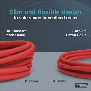 Digitus 50 cm Kategorie 6a Netzwerkkabel - 10 Stück - Cable for Netzwerkgerät - 10 Gbit/s - Patchkabel - Abschirmung - Shi