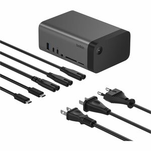Belkin Connect 11 Port(s) USB Type C Docking Station for Notebook, Tablet PC, Smartphone, Monitor, Memory Card Reader - Ch