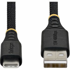 StarTech.com 14,99 cm USB-C/USB-A Datentransferkabel - 1 - Cable for Workstation, Smartphone, Tablet, Wandakku, Stromspeic