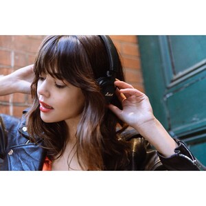 Marshall Mid A.N.C Com fios/sem fios Na orelha, Headset Estéreo Fone de ouvido - Preto - Binaural - Circum-auditivo - 1000