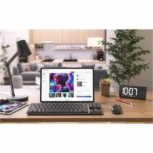 Lenovo 8000 Full-size Maus - Bluetooth/Radio-Frequenz - USB Typ-A - Infrarot - 5 Taste(n) - Grau - 1 Box - PC, Mac - Kabel
