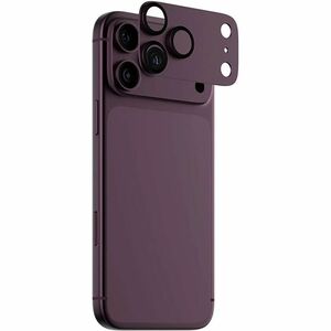 PanzerGlass Fender Camera Lens Protector - Dark Cherry - Glass, Aluminium