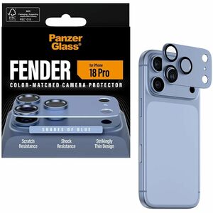 PanzerGlass Fender Camera Lens Protector - Shades of Blue - Glass, Aluminium