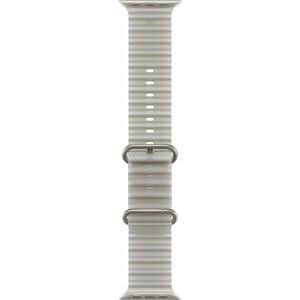 Apple Watch Ultra 4 Smartwatch - 49 mm Case Height - 44 mm Case Width - Natürlich Tasche, Farbe - Transparentes Grau Band 