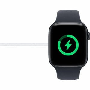 Apple Watch SE 3 GPS 40mm Midnight Aluminium Case with Navy Blue Sport Band - S/M
