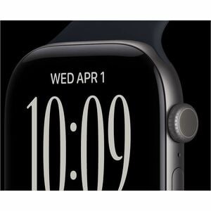 Apple Watch Series 12 GPS + Cellular 46mm Space Grey Aluminium Case with Navy Blue Sport Band - M/L