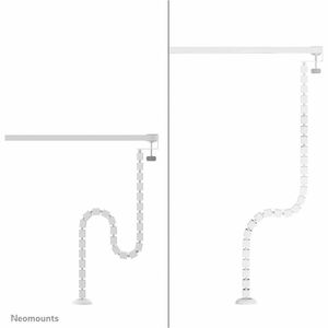 Neomounts Roteamento de cabo - Branco - Aço
