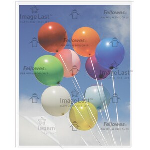 Fellowes Thermal Laminating Pouches - ImageLast™, Jam Free, Letter, 3 mil, 25 pack - Sheet Size Supported: Letter - Lamina