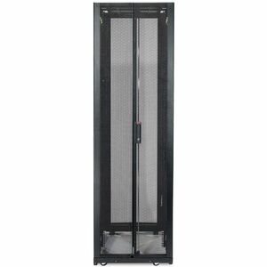 APC by Schneider Electric NetShelter 42U Enclosed Cabinet Rack Cabinet for Storage, Server - 482.60 mm Rack Width - Black 