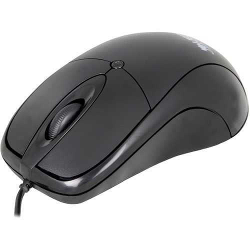 Urban Factory Crazy Mouse - USB - Black - Cable - 800 dpi - Scroll Wheel