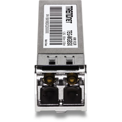 TRENDnet TEG-MGBSX SFP (mini-GBIC) - 1 x LC Duplex 1000Base-SX - TAA Compliant - For Data Networking - Optical Fiber - Mul