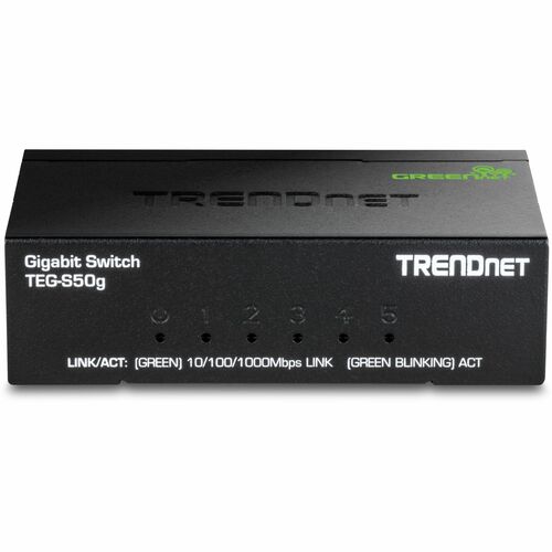 TRENDnet GREENnet TEG-S50G 5 Ports Ethernet Switch - Gigabit Ethernet - 10/100/1000Base-T - New - TAA Compliant - 2 Layer 
